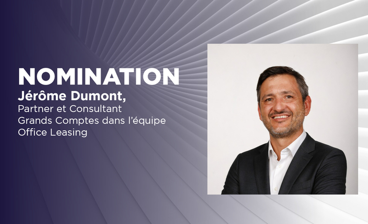 Jérôme Dumont rejoint Cushman & Wakefield France  en tant que Partner et Consultant Grands Comptes à l’Agence Office Leasing