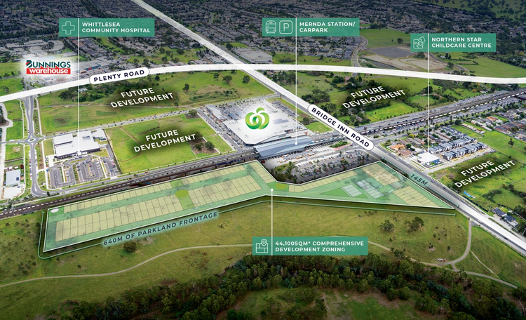 Mernda super site with 150-townhouse potential hits market