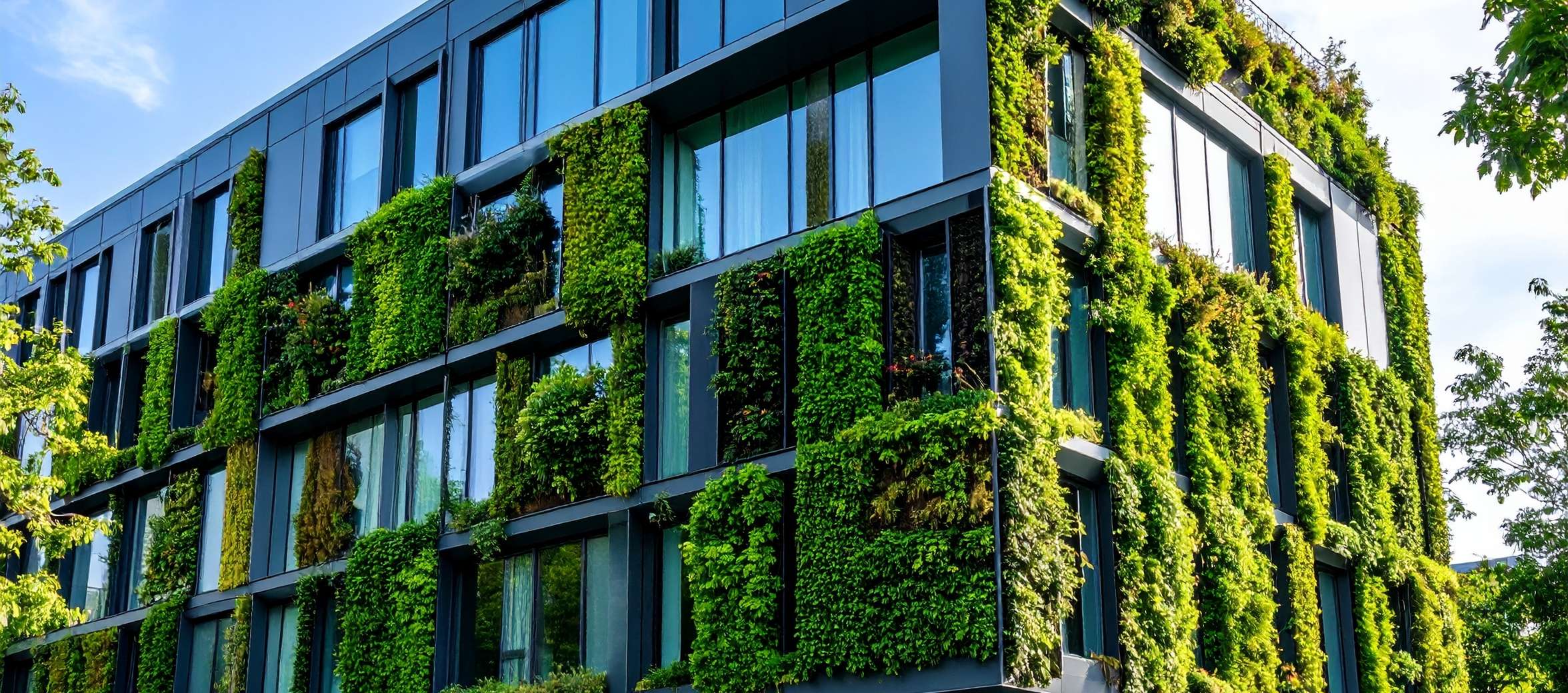  Modern eco-friendly office building