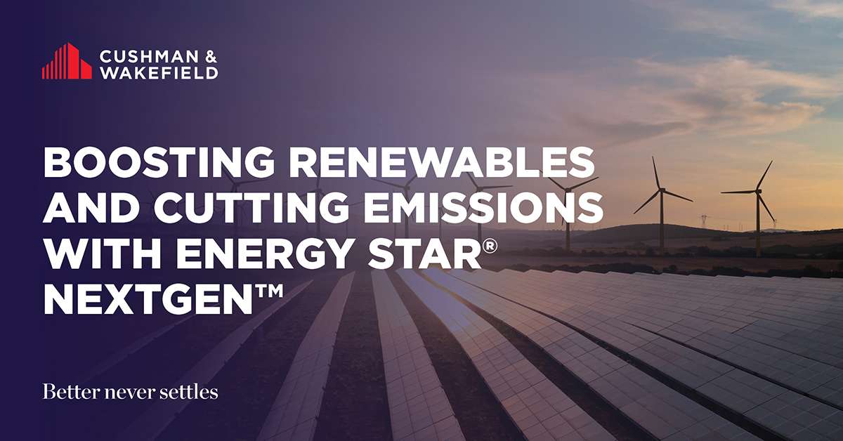 Boosting Renewables and Cutting Emissions with ENERGY STAR® NextGen™