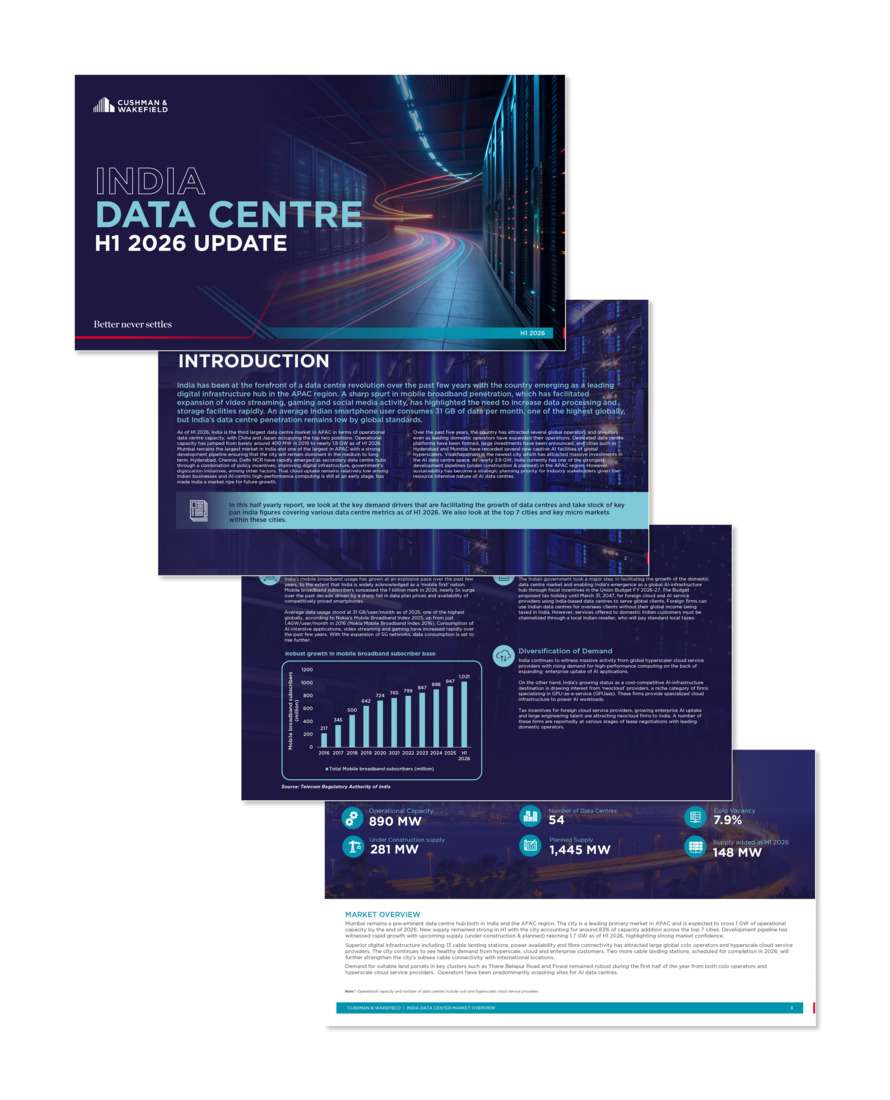 India Data Centre Market H1 2026 report thumbnail