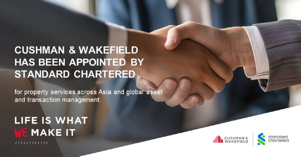 Cushman & Wakefield Appointed by Standard Chartered Bank to Deliver Property Services across Asia and Global Asset and Transaction Management
