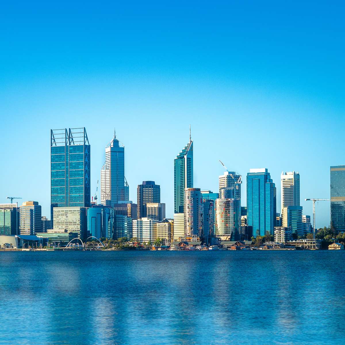 Skyline of Perth Western Australia